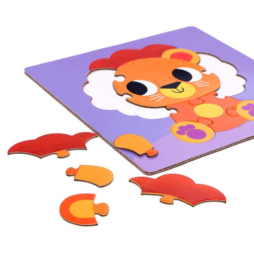 Пазл-сортер 4 в 1 Весёлые зверята - Puzzle time фото 3