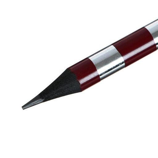 Цена за 48 шт. Карандаш чернографитный с ластиком «Полоски», твёрдость НВ, корпус металлик, в тубе, МИКС, штрихкод на штуке