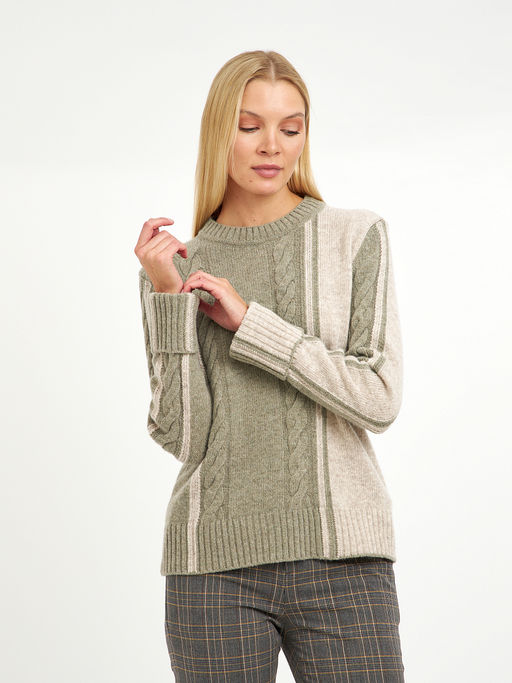 джемпер женский с косами - Glenfield фото 4