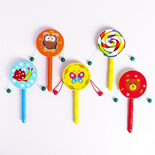 Цена за 3 шт. Колотушка «Зверята» МИКС