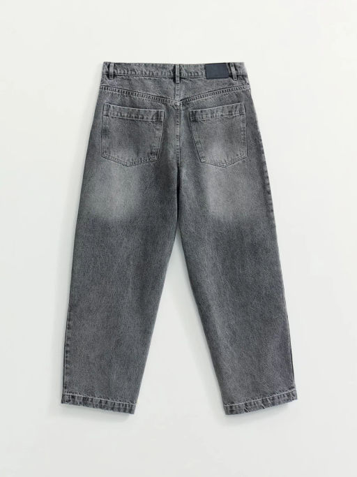 Джинсы baggy fit с эффектом стирки / Zarina  фото 8