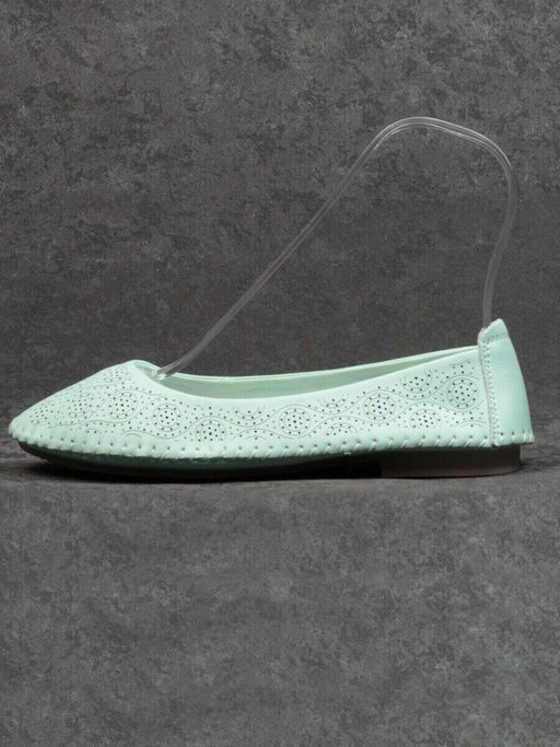 07-PDXL49-2 GREEN Балетки (натуральная кожа)