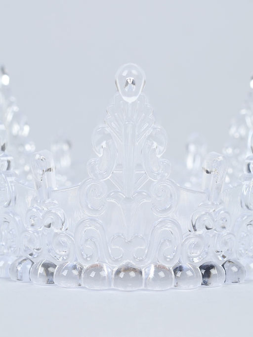 Корона для торта «Хрусталь», цвет белый