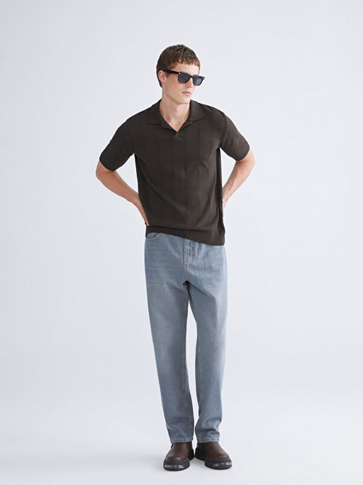 Baggy Fit Erkek Jean Pantolon