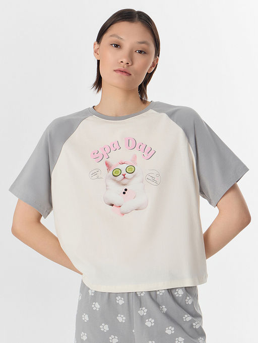 Комплект домашний женский с надписью Spa day - Mark formelle фото 3