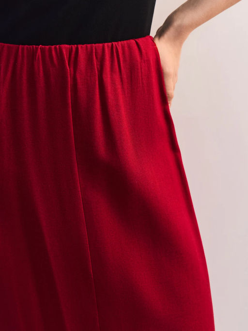 Юбка миди из вискозы и льна ZR2605013502-70 / Zarina