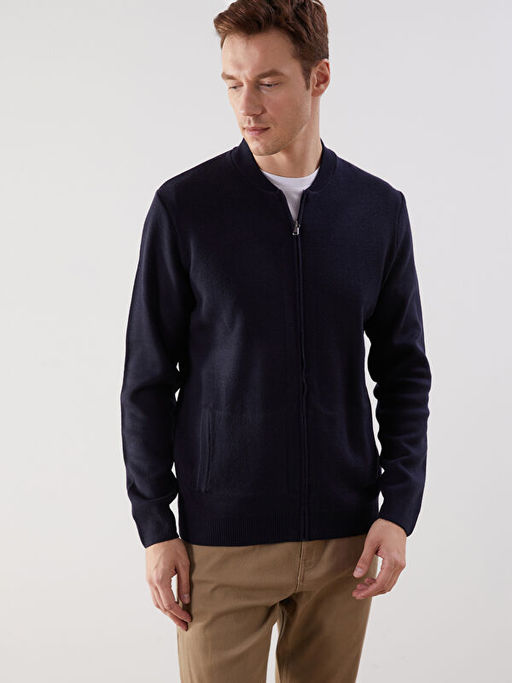 Kolej Yaka D?z Erkek Triko H?rka