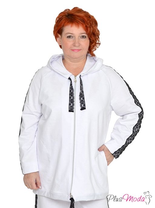 Толстовка Модель №1172 размеры 44-84 - Plusmoda фото 2