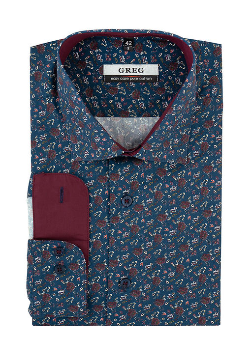 Сорочка мужская длинный рукав GREG 263/131/3/Z/1_GB  фото 2