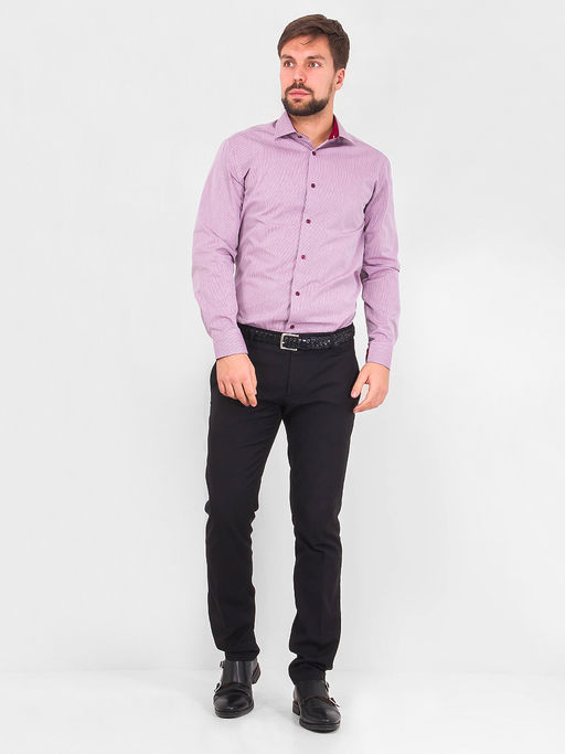 Сорочка мужская длинный рукав GREG 661/131/8220/ZV/1  фото 5