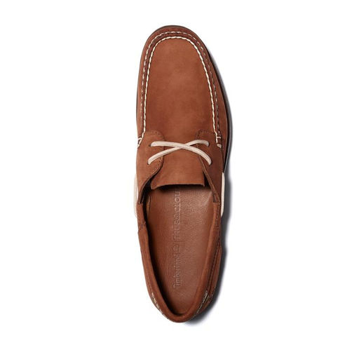 Мокасины Timberland TFO 2 Eye Classic Boat Atlantis Break красные  фото 7