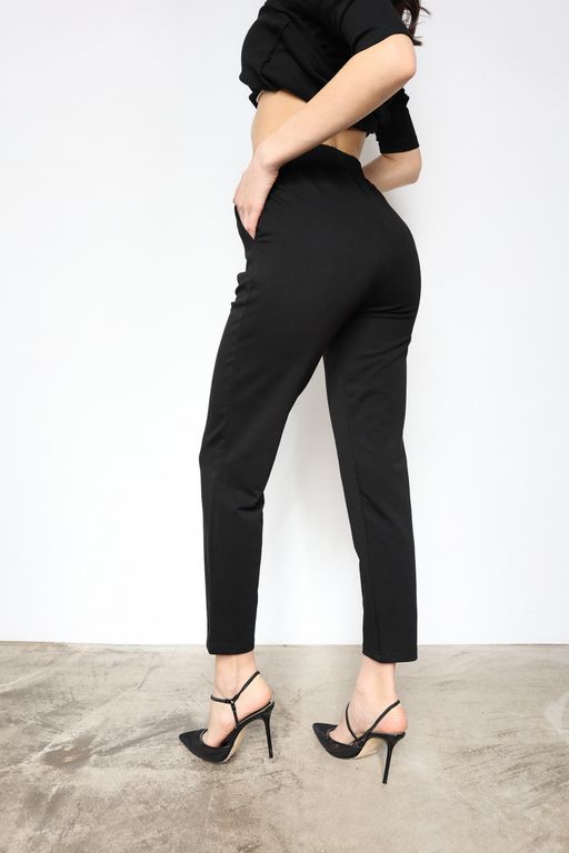 Лаконичные комфортные брюки Футер 2-х нитка - Solo mio фото 5