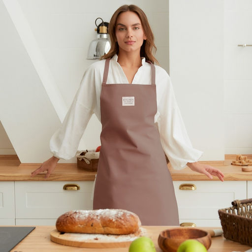 Фартук Этель «Kitchen» 60×70 см, цвет коричневый, 100% хлопок, саржа 220 г/м²