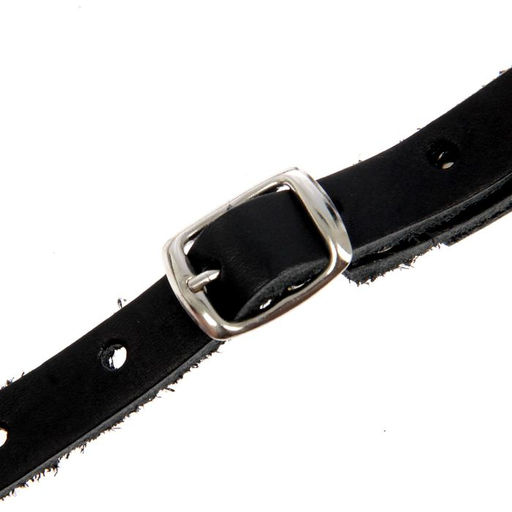 Намордник кожаный сетчатый с перемычкой №2,доберман,(длина по носу 9,5см, обхват морды 28см), 161347 - Пижон фото 3