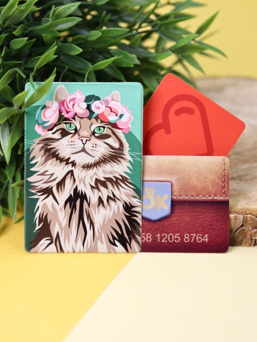 Держатель для карт Beautiful cat (6,5 х 9,5 см)