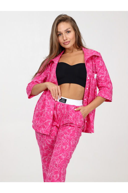 Пижама женская П-117.02 фуксия - Хороший трикотаж фото 9