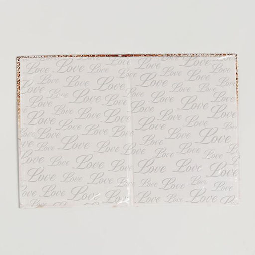 Папка для свидетельства о заключении брака Мрамор с блестками, А5 - Долго и счастливо фото 3