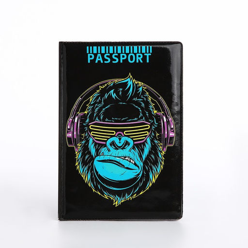 Цена за 3 шт. Обложка для паспорта, цвет чёрный