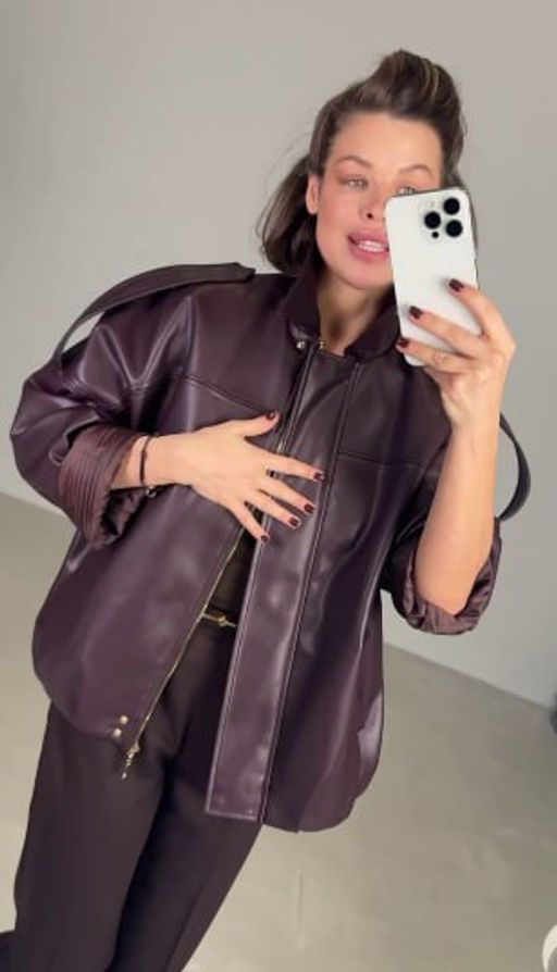 Куртка 11-417/1 бургундия - Pur pur фото 2