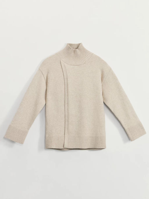 Джемпер с высоким воротником с вискозой в составе / Zarina  фото 9