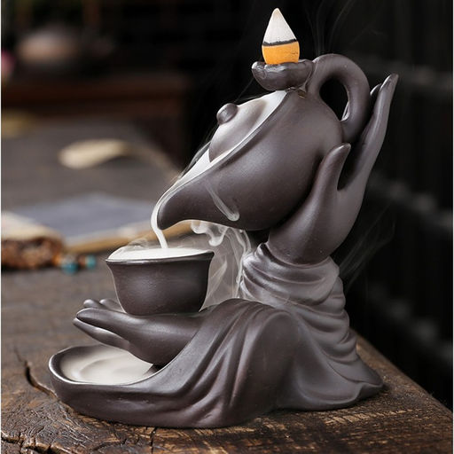 Подставка для благовоний TAKE IT EASY «Чайная церемония», стелющийся дым, 16×14×9 см