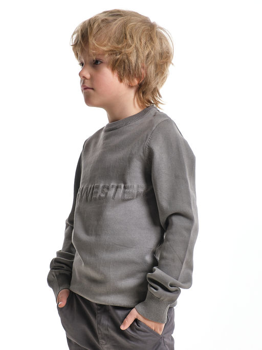 Джемпер Norwester 33-8104 серый - Mini maxi фото 2