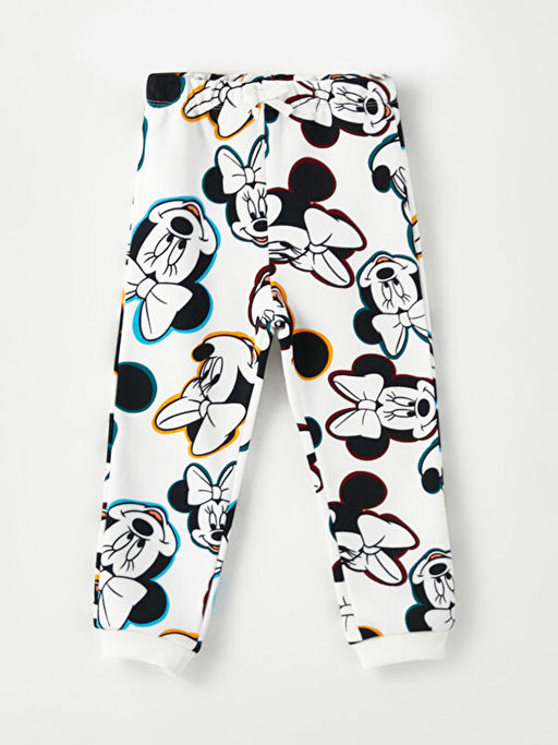 Beli Lastikli Minnie Mouse Bask?l? K?z Bebek E?ofman Alt - Waikiki фото 3