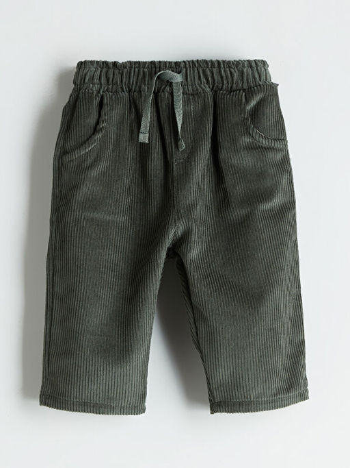 Beli Lastikli Erkek Bebek Pantolon