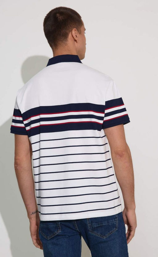 Футболка-поло F411-07-001 white - Fine joyce фото 7