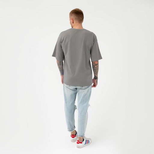 Футболка KAFTAN «пздц», серый, р. 56
