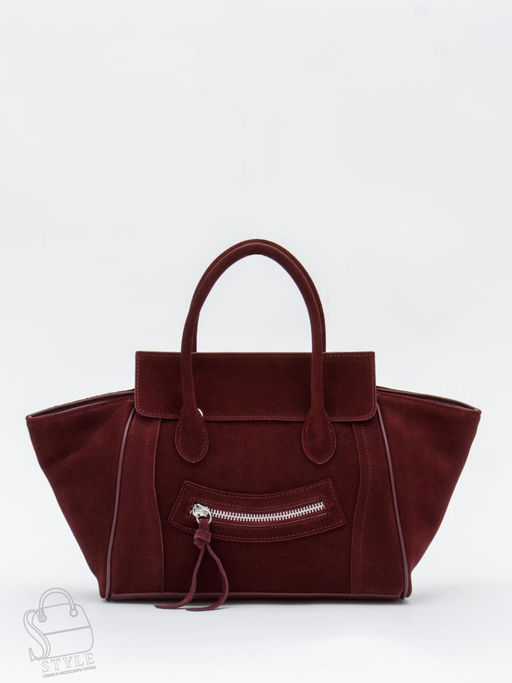 Сумка женская кожаная 999026NN wine red Natale Navetta в Новосибирске