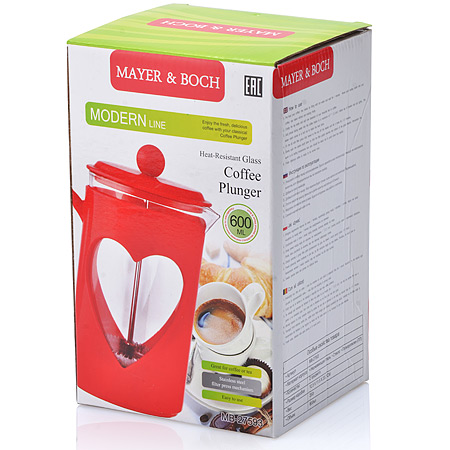 27593 Заварник Френч-Пресс 600мл MB (х30) - Mayer&boch фото 2