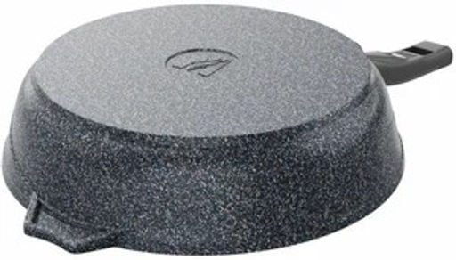 Сковорода 24см АП Гранит star с несъемной ручкой и стеклянной крышкой арт.С24803 - Мечта фото 2