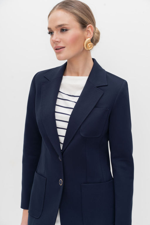 Жакет URS 24-343-1 синий