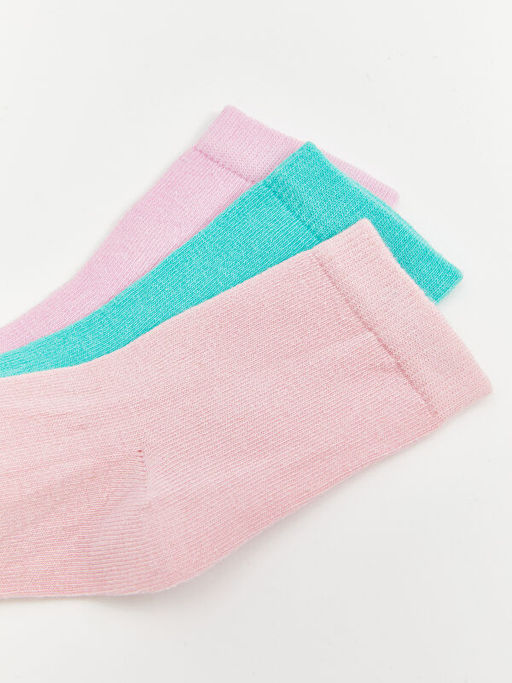 Basic K?z Bebek Soket ?orap 3l?