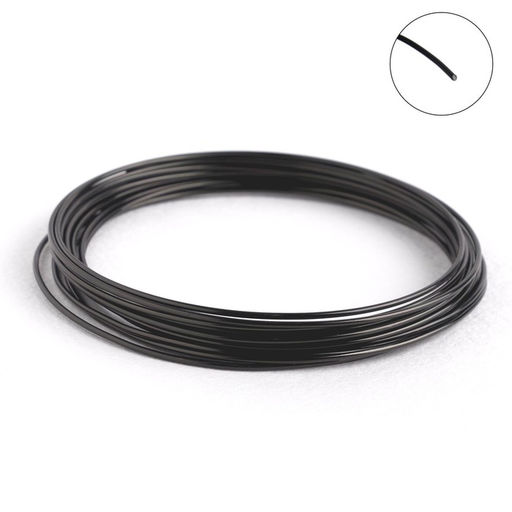 Проволока для плетения d=1.5 мм, намотка 5 м, чёрная