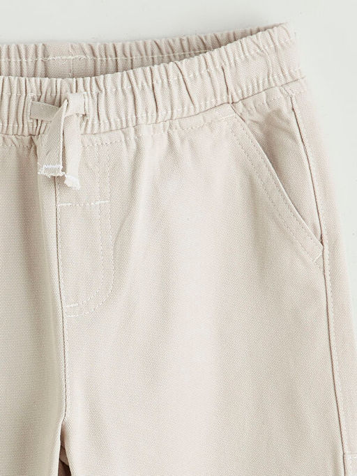 Beli Lastikli Erkek ?ocuk Kargo Kanvas Pantolon