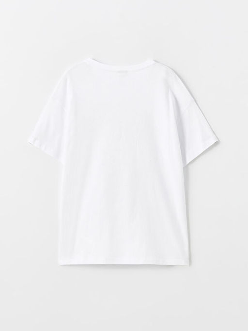 Bisiklet Yaka K?z ?ocuk Ti??rt - Waikiki фото 2