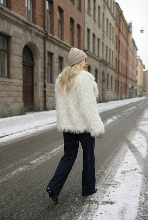 Куртка двухсторонняя Лама (жемчуг) 2415