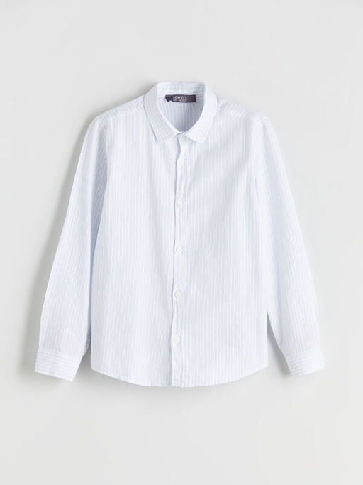 Uzun Kollu ?izgili Erkek ?ocuk G?mlek