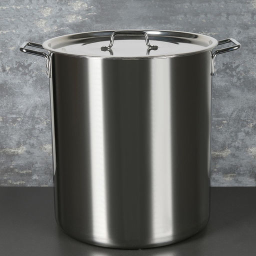 Котёл Катунь «Общепит», 50 л, d=40 см, h=45 см, с крышкой, нержавеющая сталь, хромированная