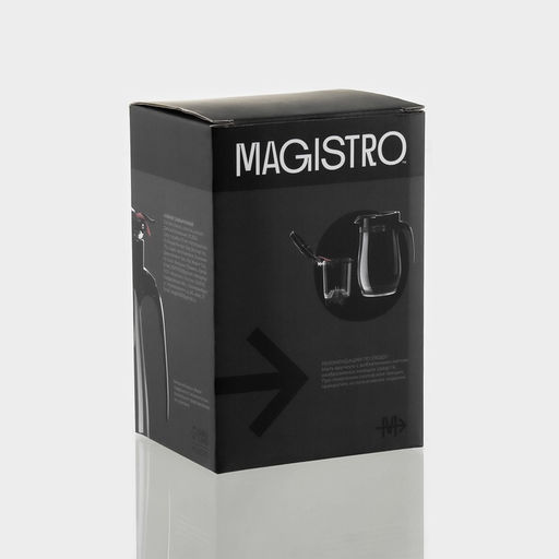 Заварочный чайник Magistro Мехико, 750 мл, пластиковое сито, стекло фото 2