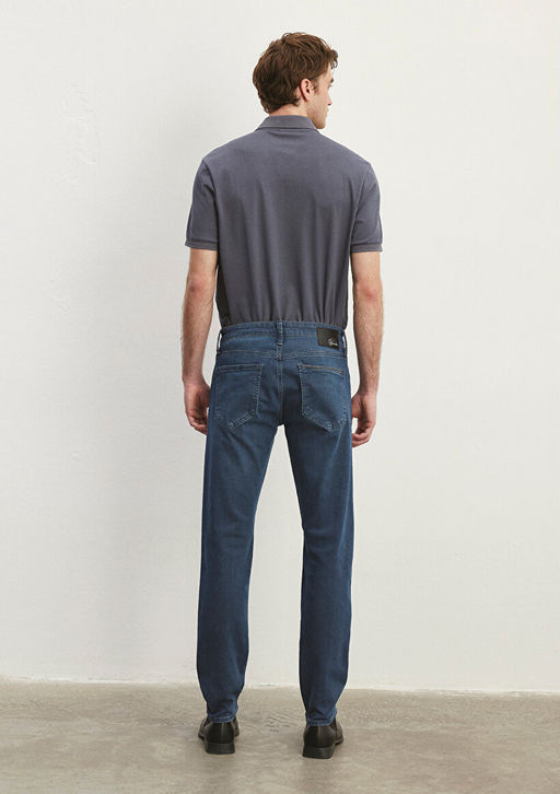 Jake Lux Black Vintage Ind?go Mavi Jean Pantolon  фото 5