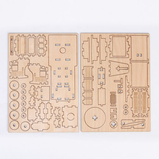 Сборная модель-автомобиль Боевая машина - Лесная мастерская фото 3