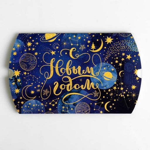 Цена за 5 шт. Коробка подарочная новогодняя складная «С Новым годом», 19×14×4 см