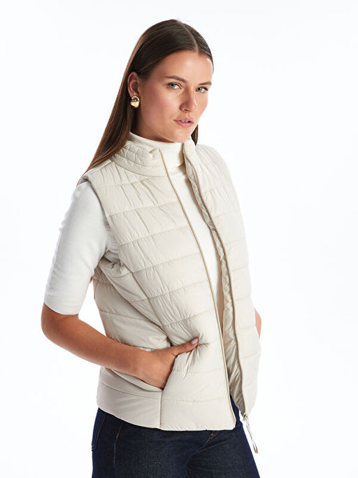 Dik Yaka Kad?n ?i?me Yelek