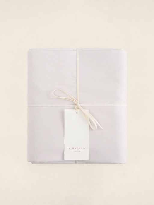 Простыня 1.5 спальная SL Home Beige, 160235 см, сатин, хлопок 100% - Sima-land home фото 4