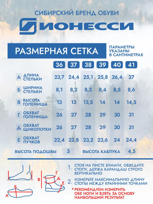 Ботинки Ионесси