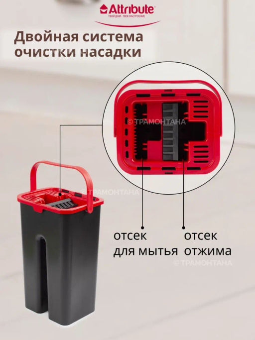 Набор для уборки EASY CLEAN + 2 насадки