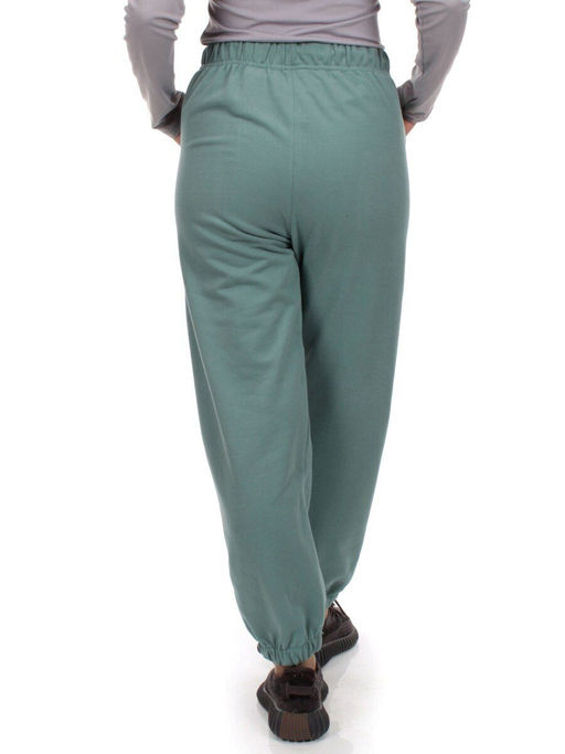 MC905-1 MENTHOL Брюки спортивные женские (100% хлопок) - Фабричный китай фото 6